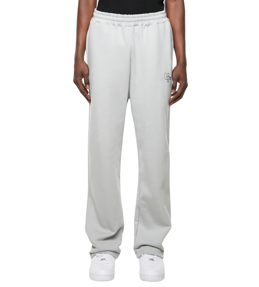 Outline Logo Straight Leg Pants High Rise