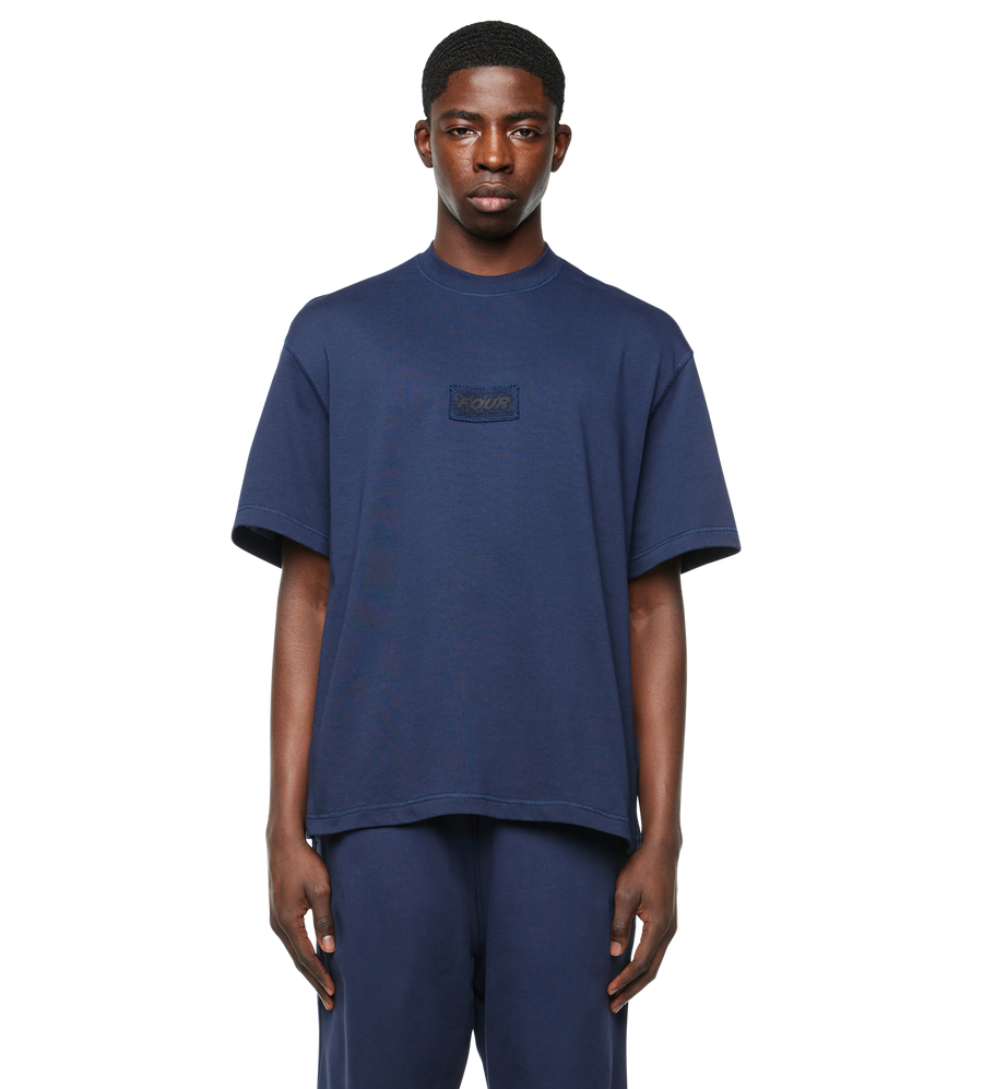 Inside Out Boxy T-shirt Marine Blue