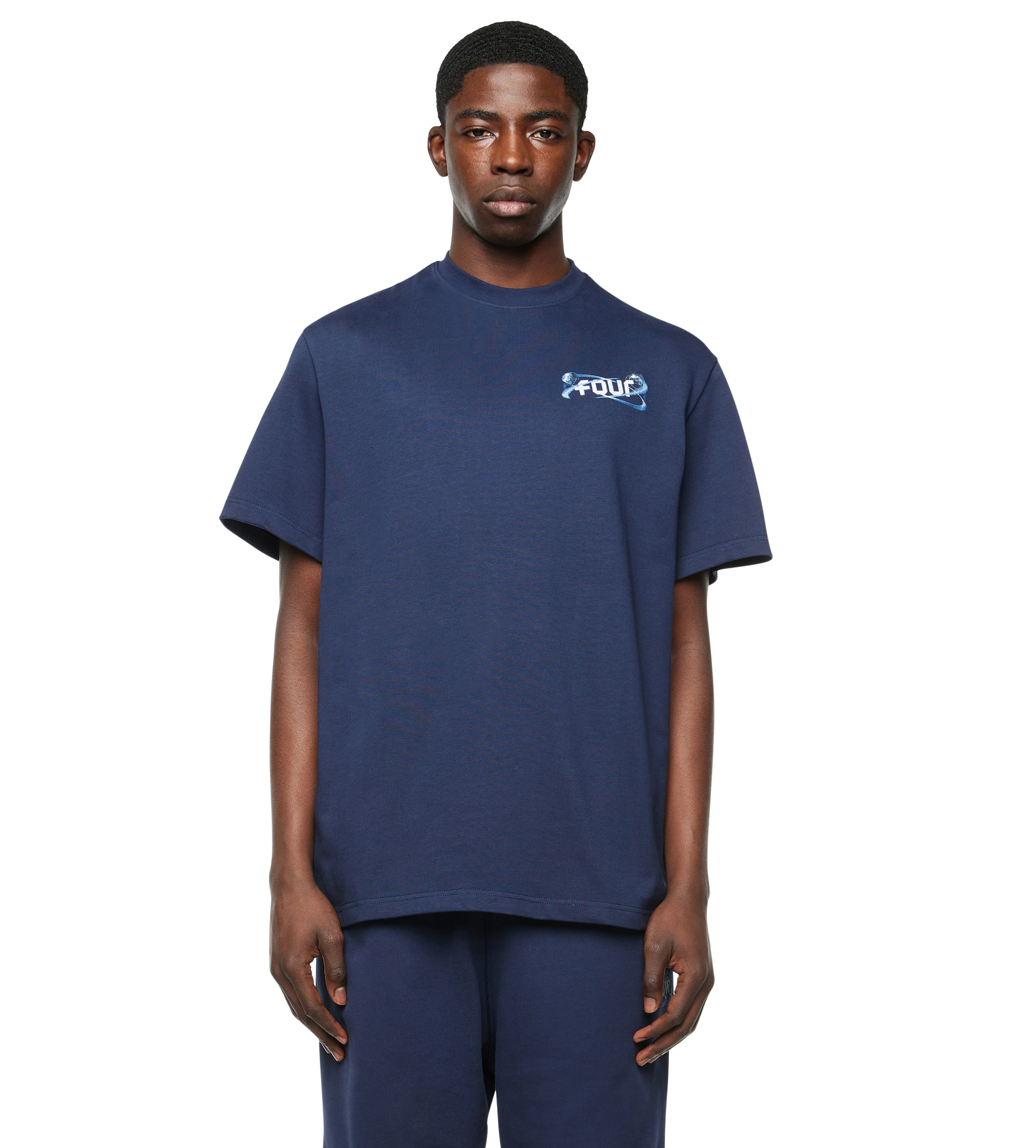 Globes T-shirt Marine Blue