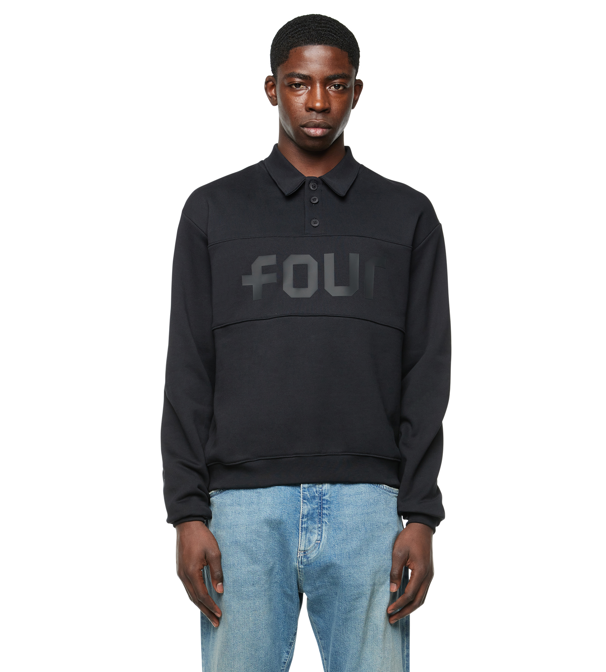 Polo Sweater Black