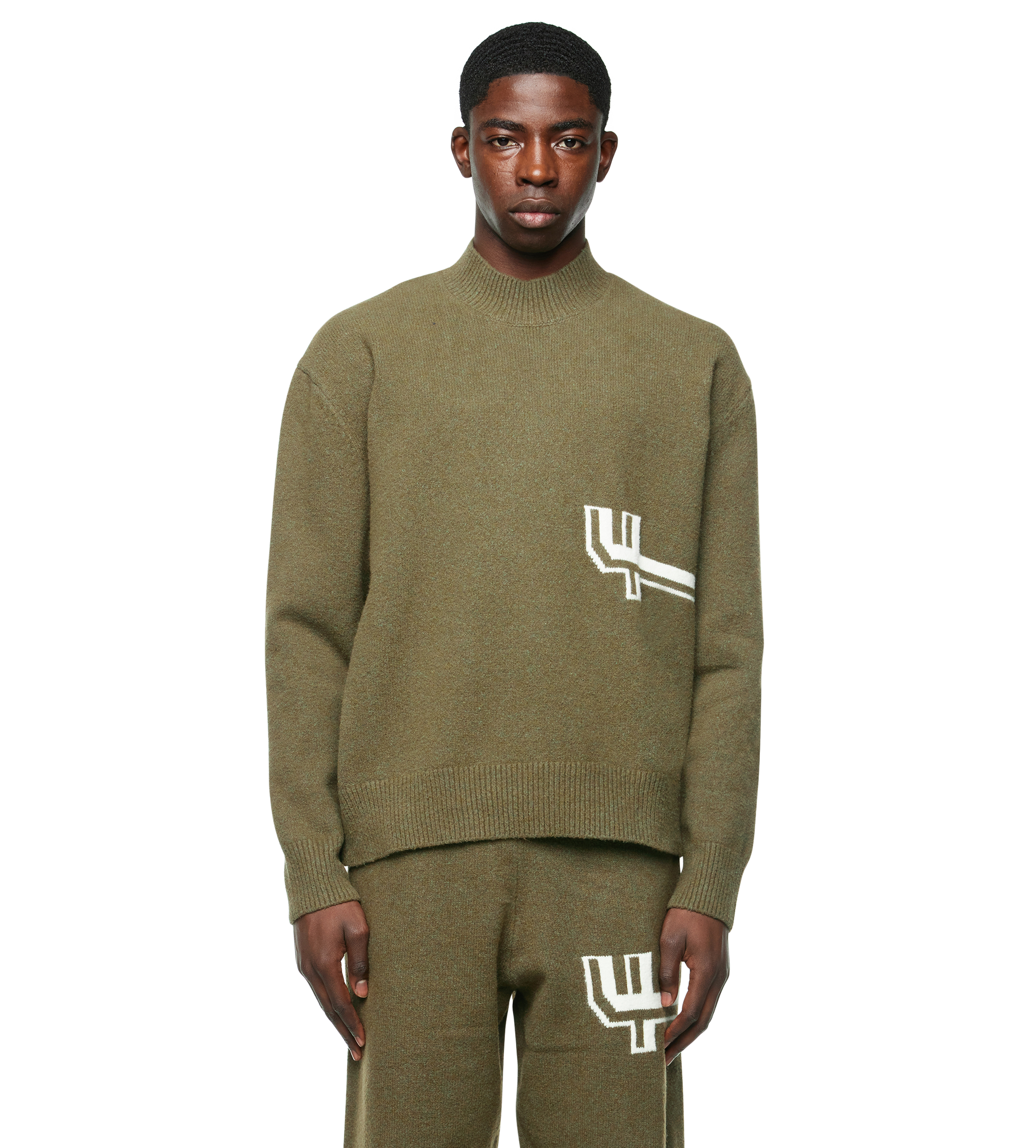 Knitted Crewneck Tea Leaf