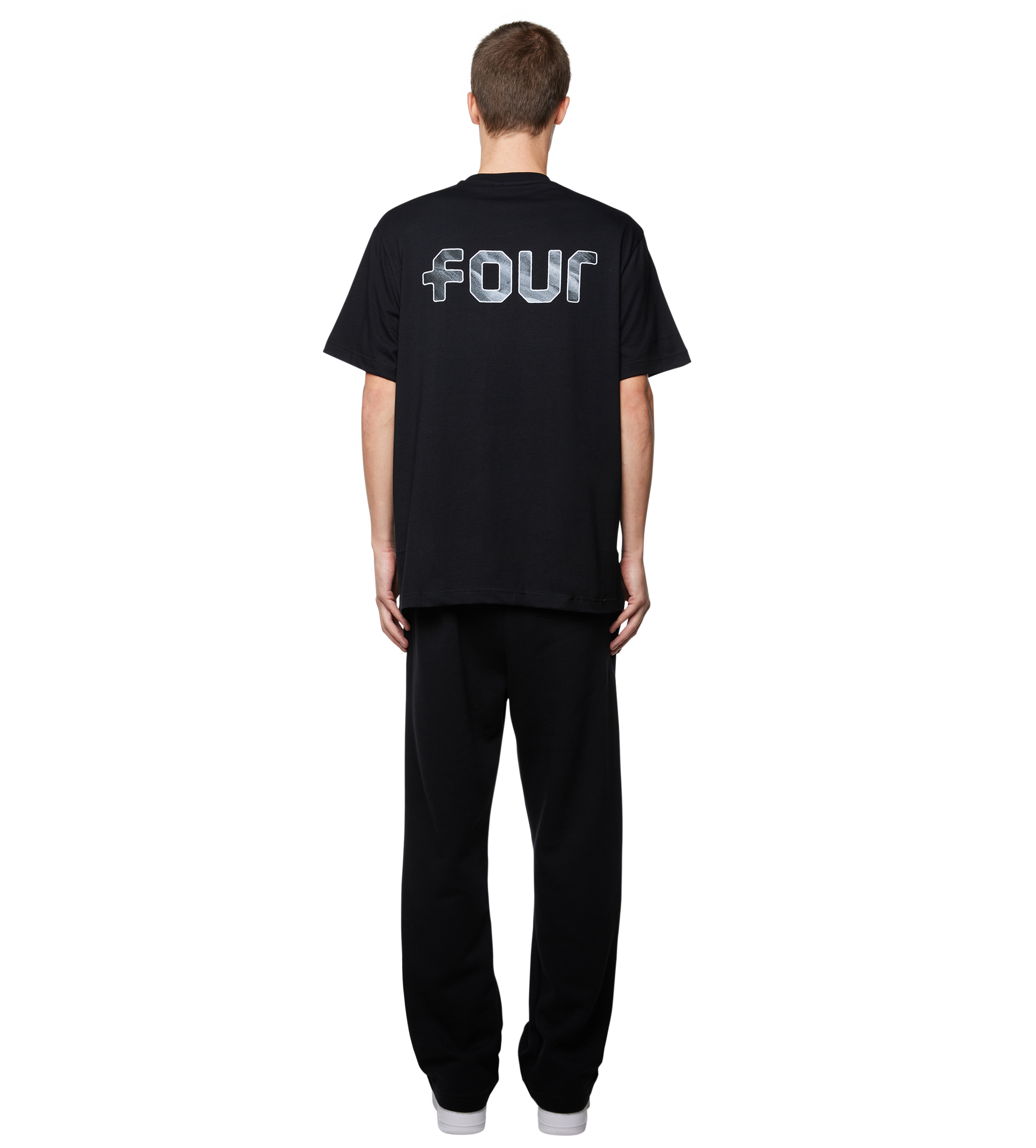 Outline Logo T-shirt Black