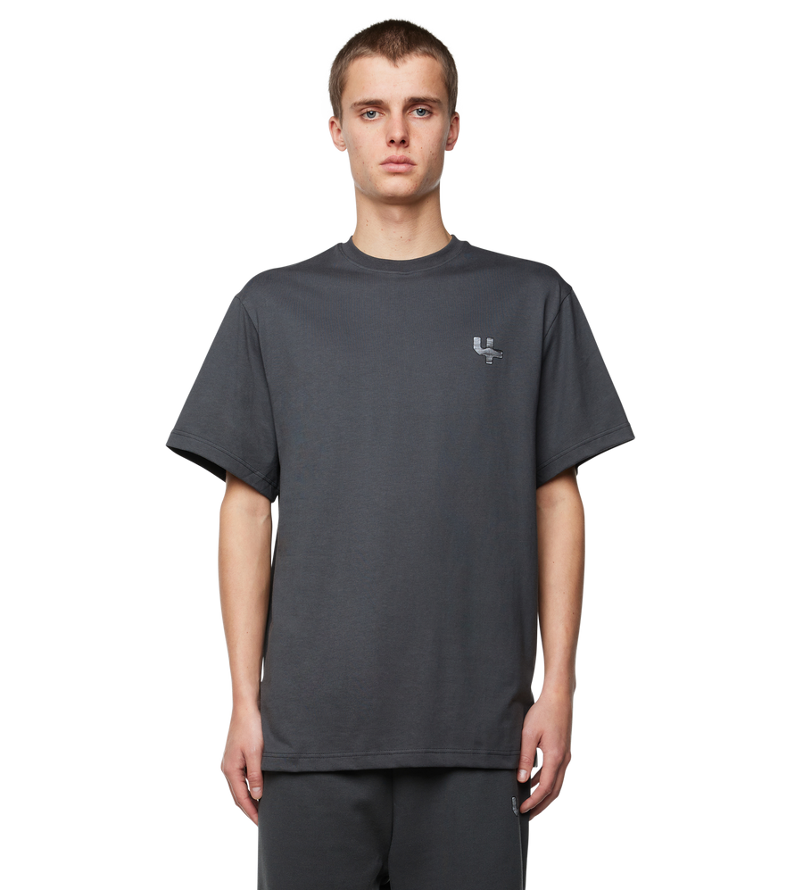 Outline Logo T-shirt Black Sand