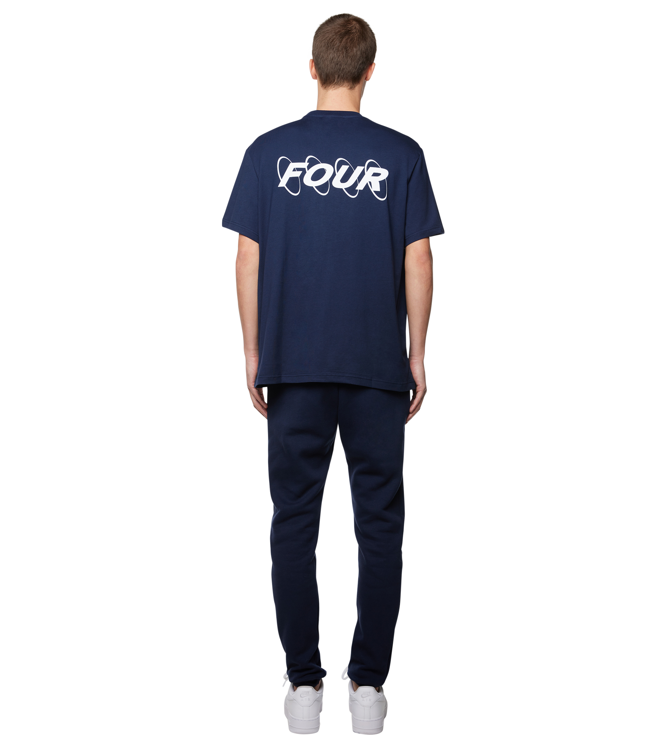 Circles Logo T-shirt Marine Blue