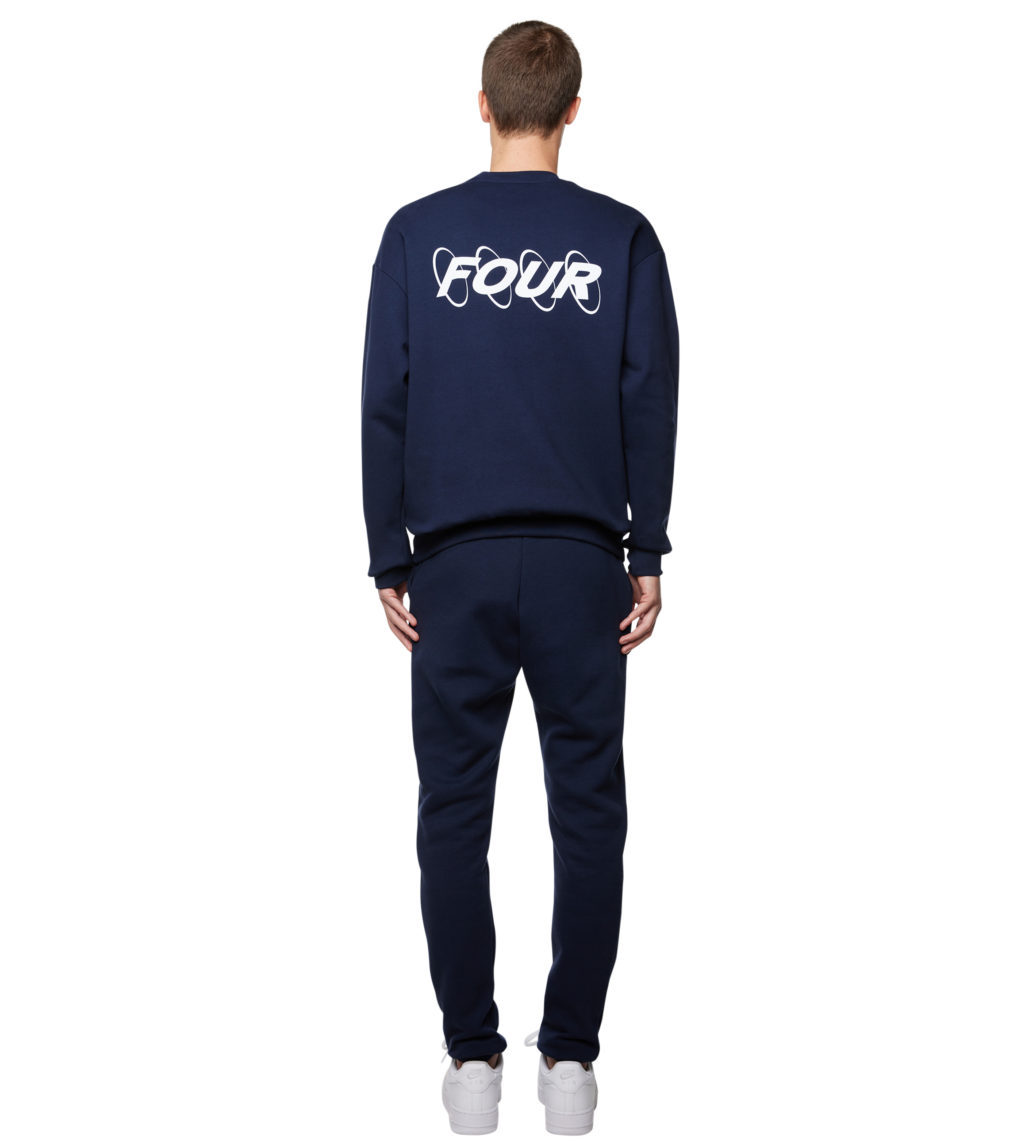 Circles Logo Crewneck Marine Blue