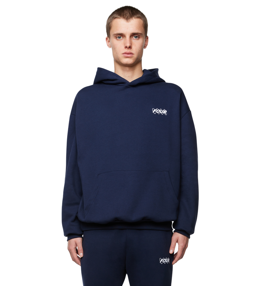 Circles Logo Hoodie Marine Blue