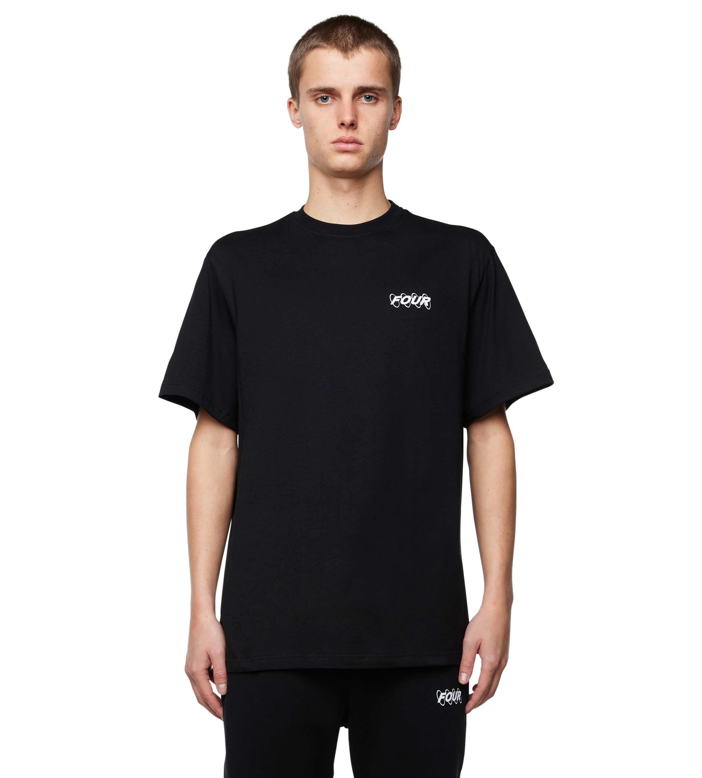 Circles Logo T-shirt Black