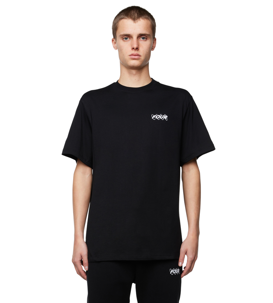 Circles Logo T-shirt Black