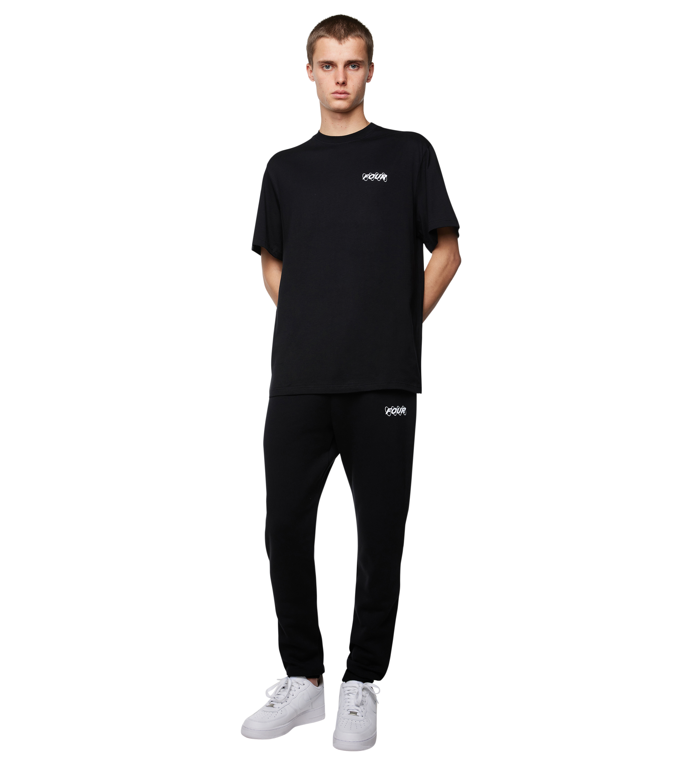 Circles Logo Sweatpants Black