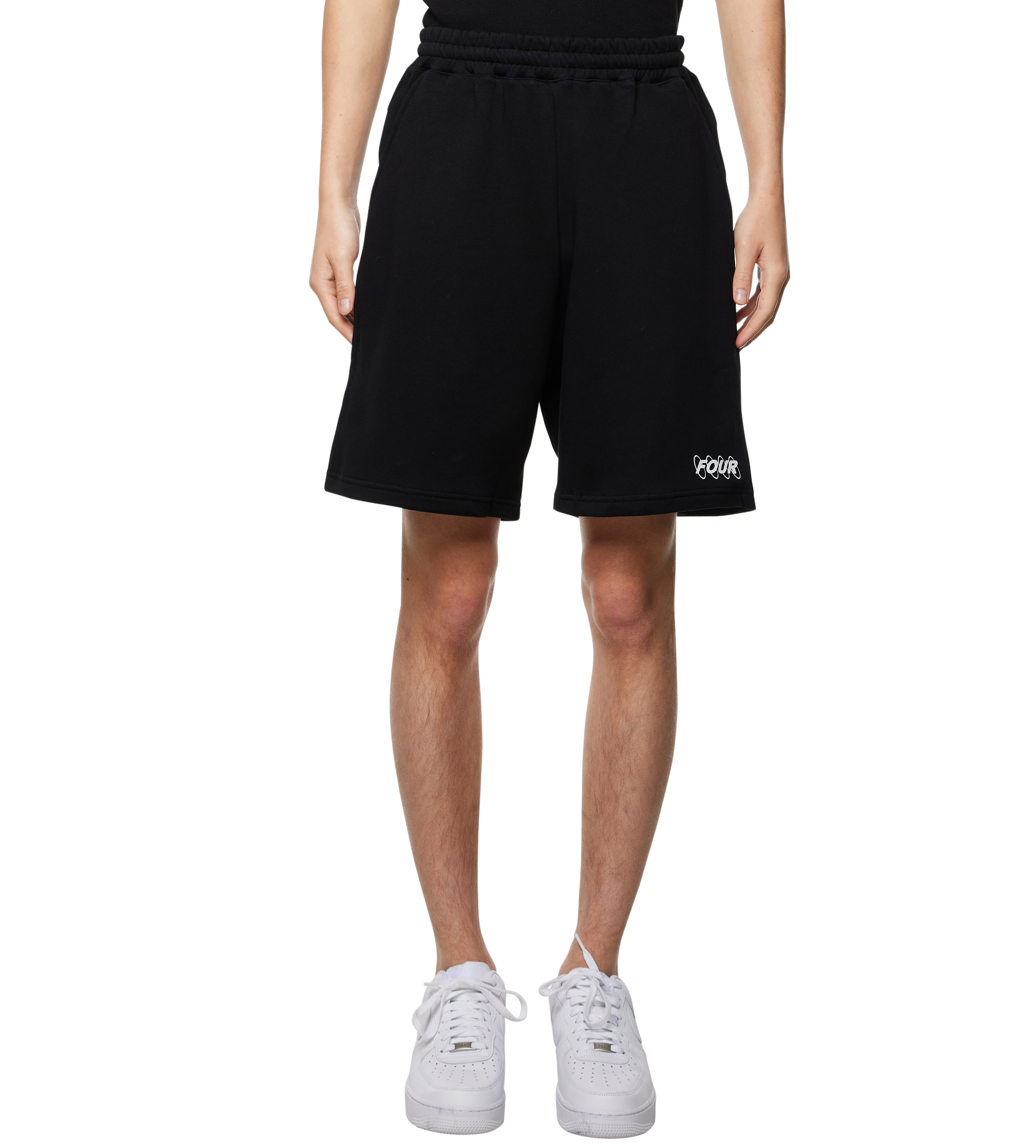 Circles Logo Shorts Black