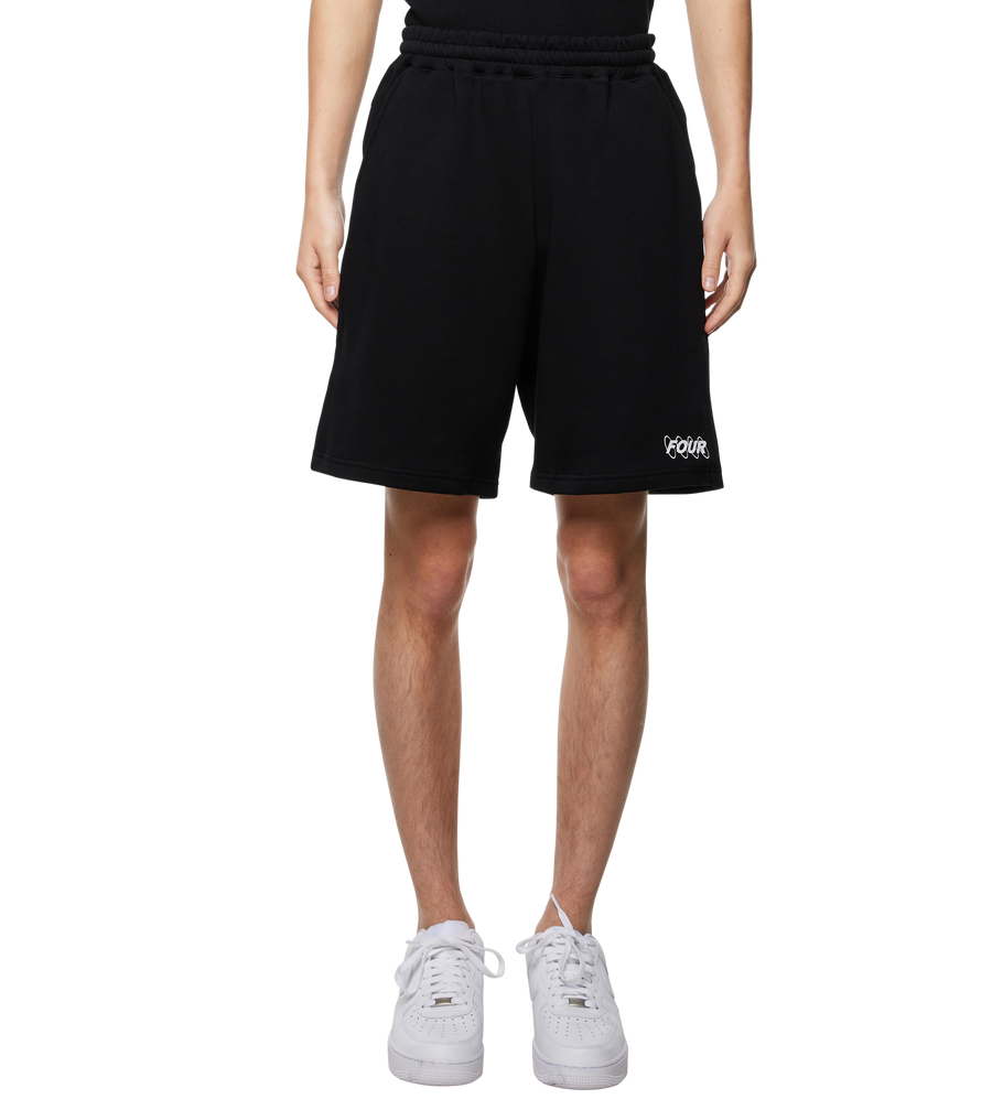 Circles Logo Shorts Black