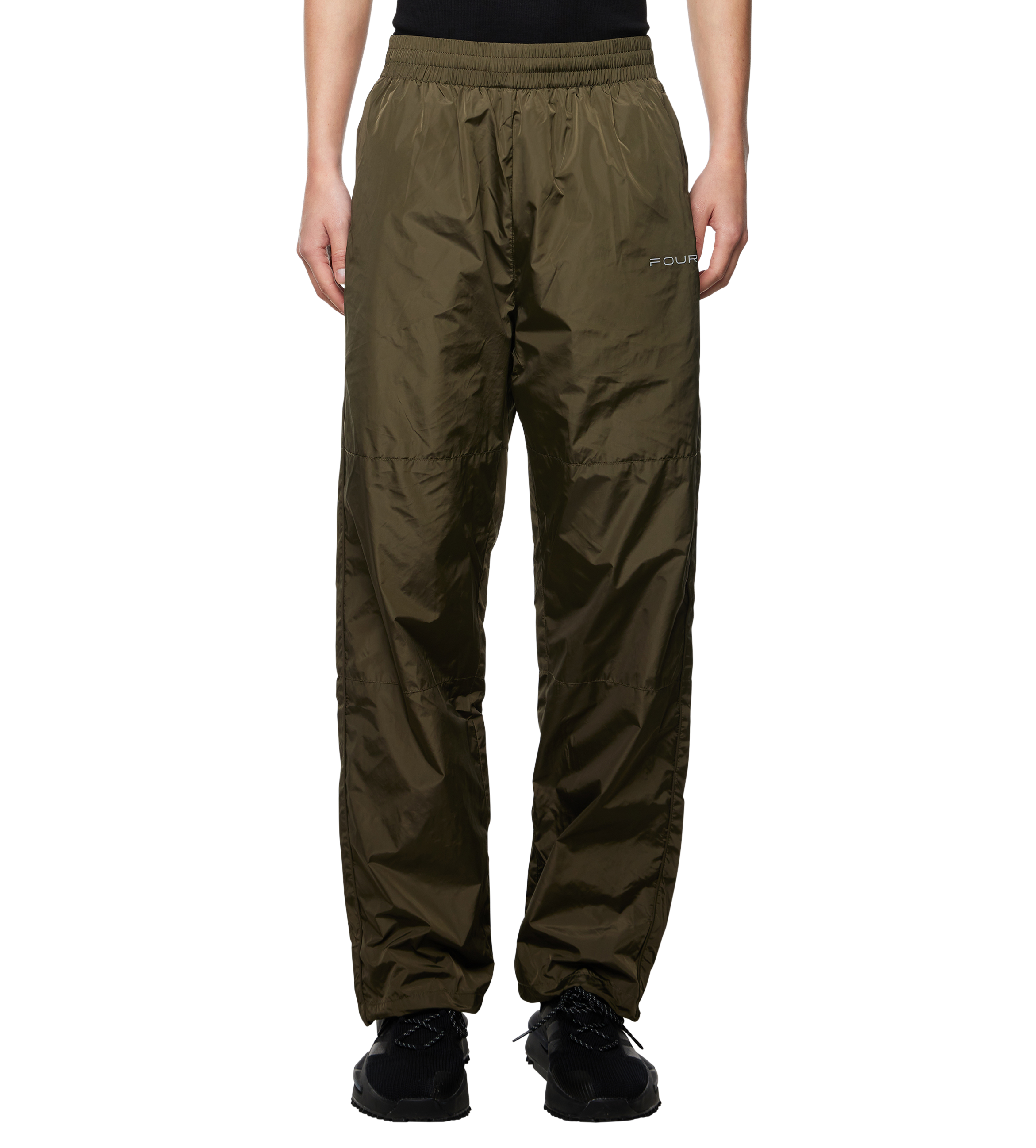 Sport Windbreaker Nylon Pants Moss Green