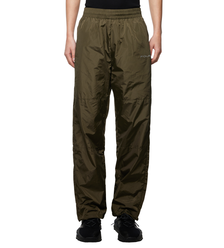 Sport Windbreaker Nylon Pants Moss Green