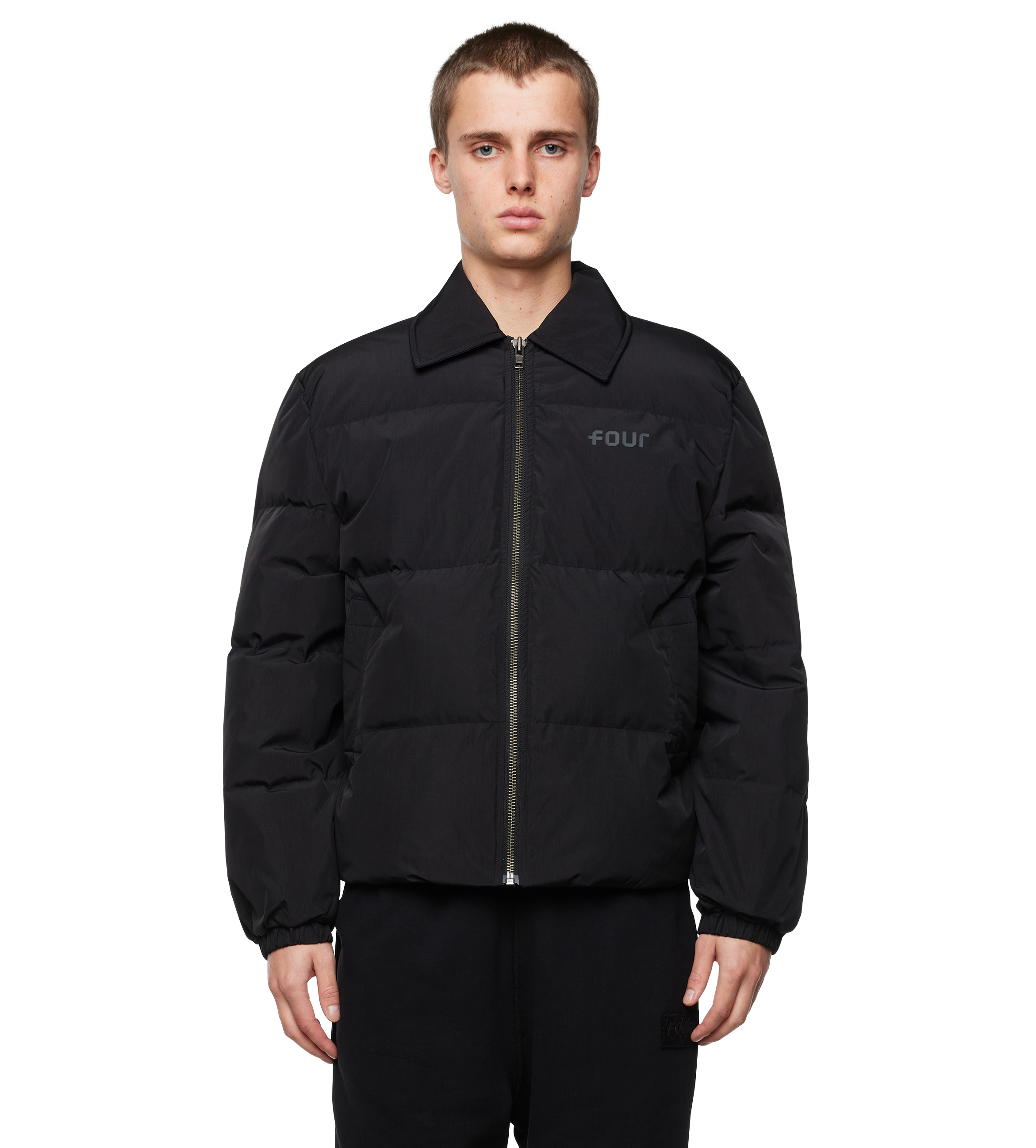 Padded Shirt Puffer Black