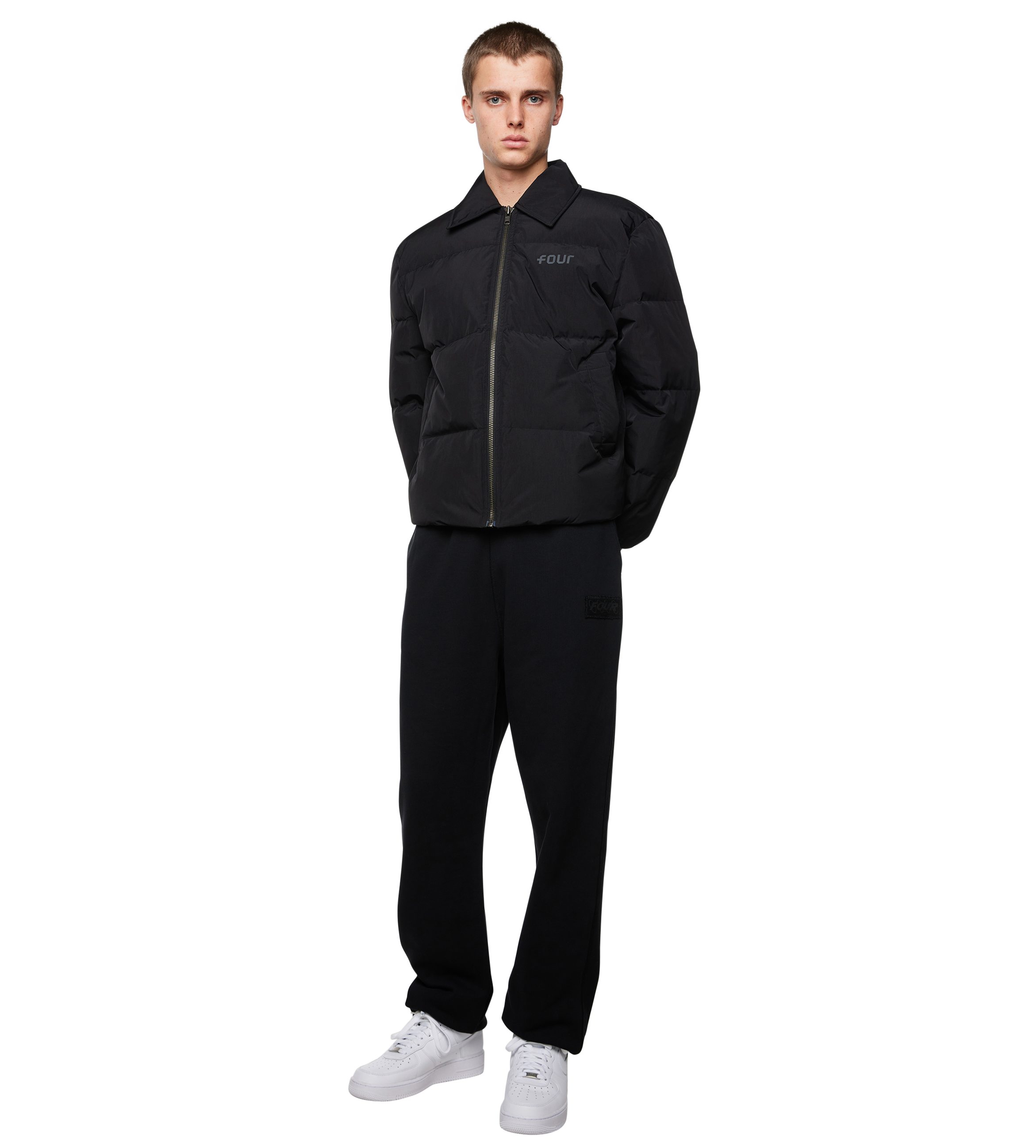 Padded Shirt Puffer Black