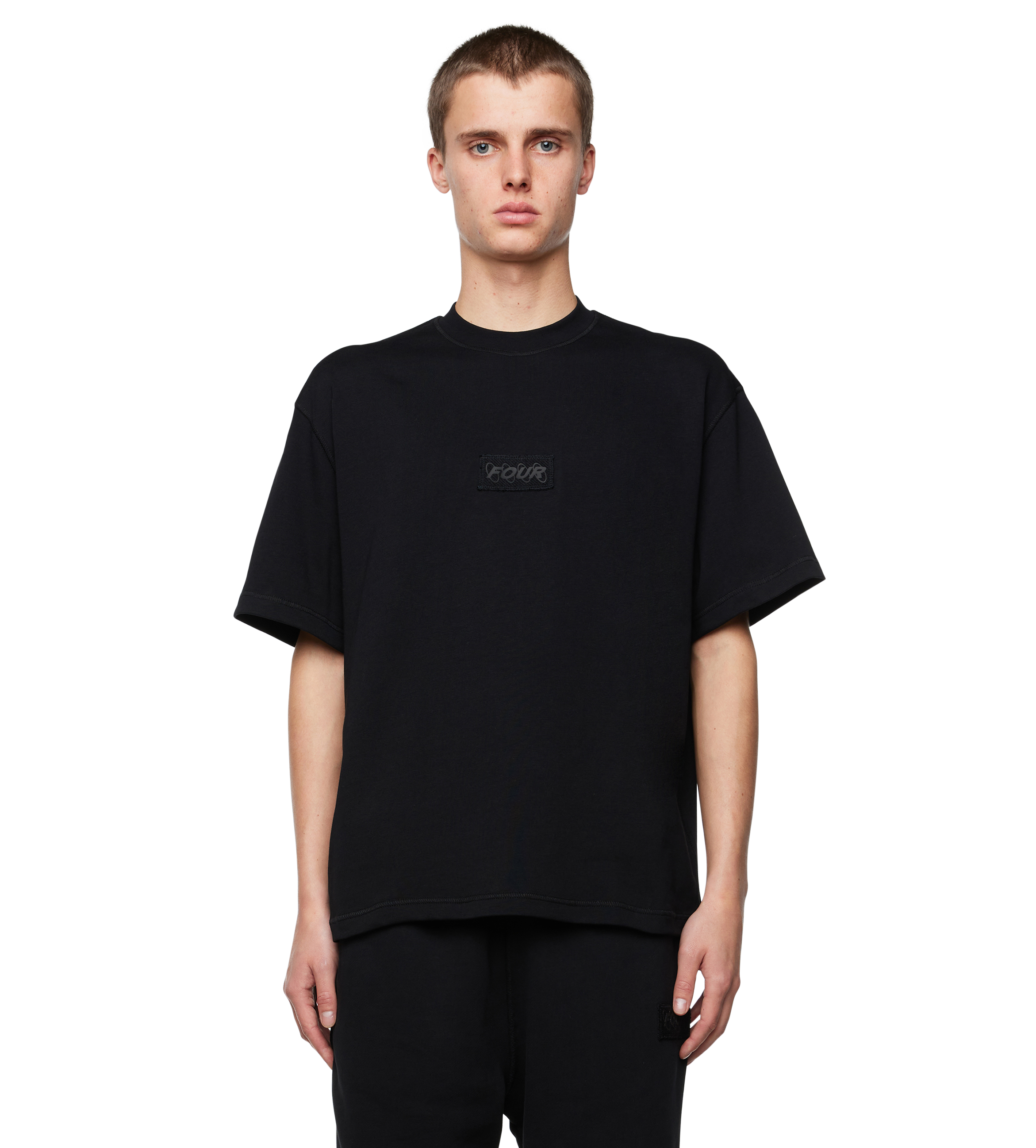 Inside Out Boxy T-shirt Black