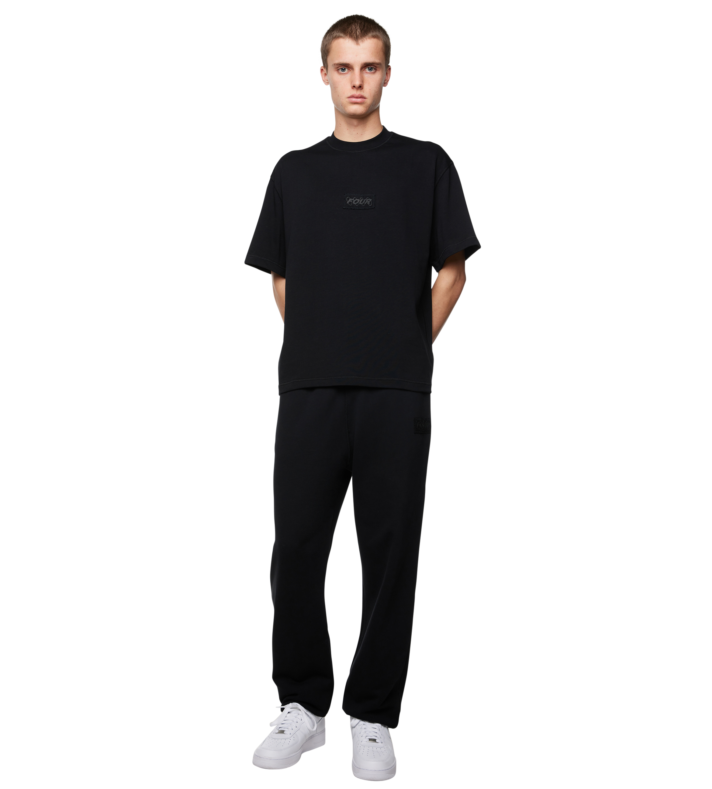 Inside Out Boxy T-shirt Black