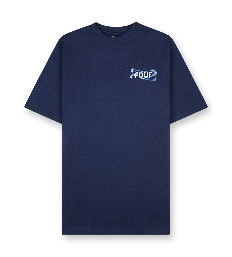 Globes T-shirt Marine Blue