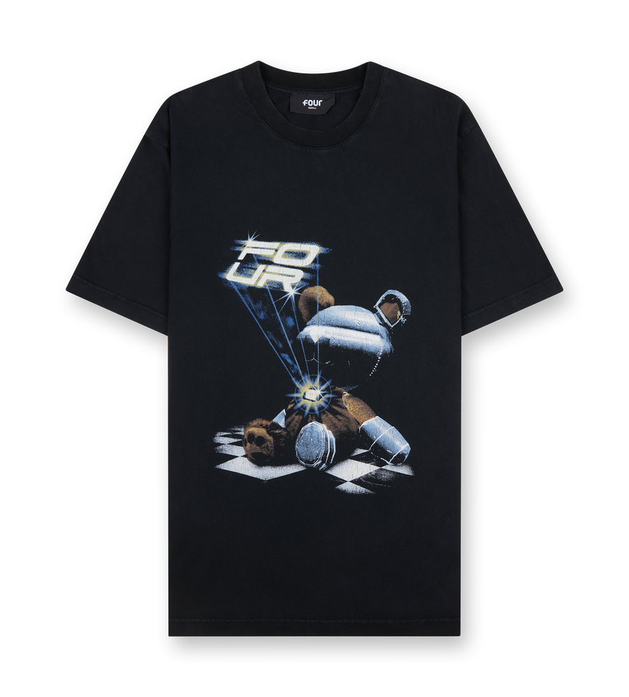 Bear T-shirt Washed Black