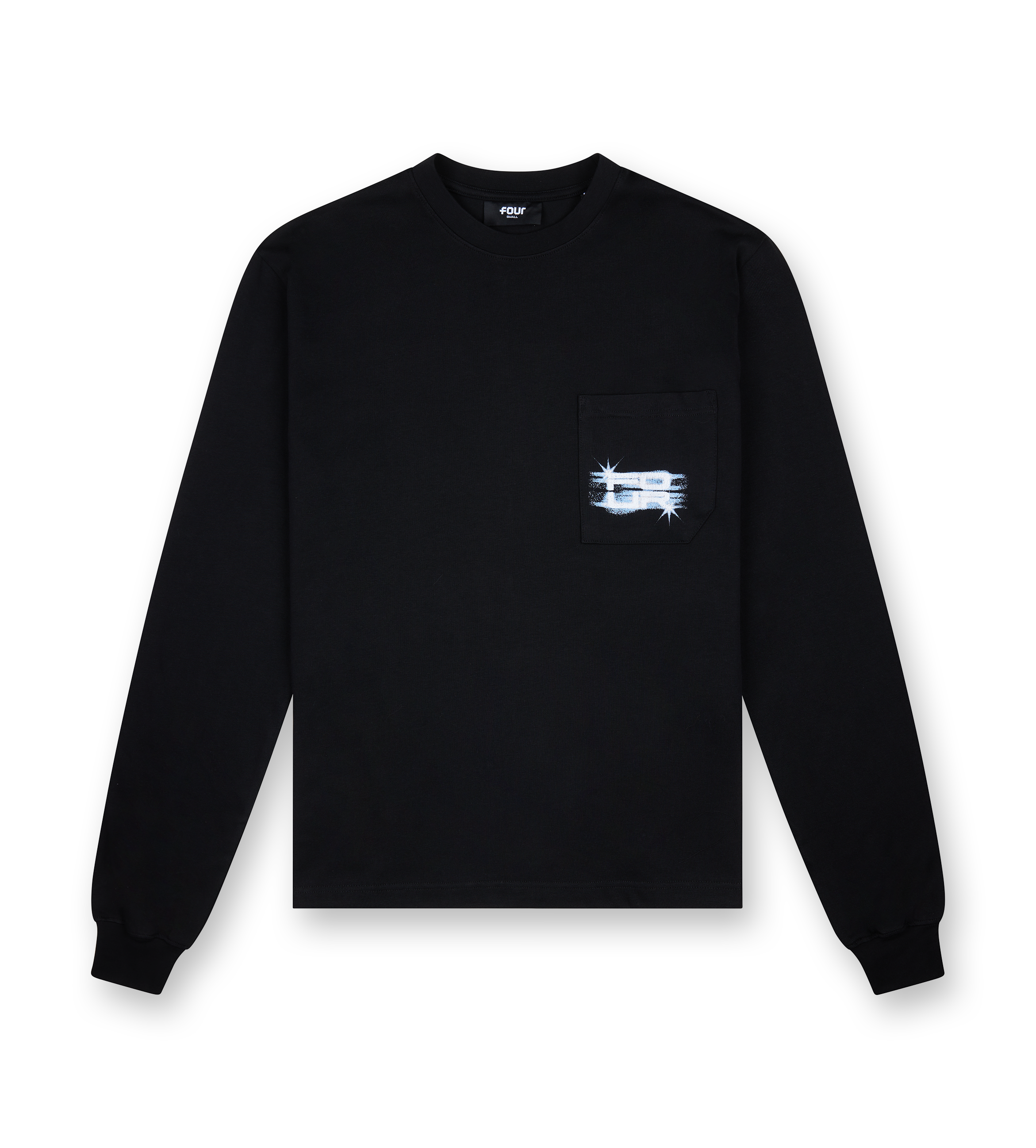 Moonwalker Long Sleeve Pocket T-shirt Black