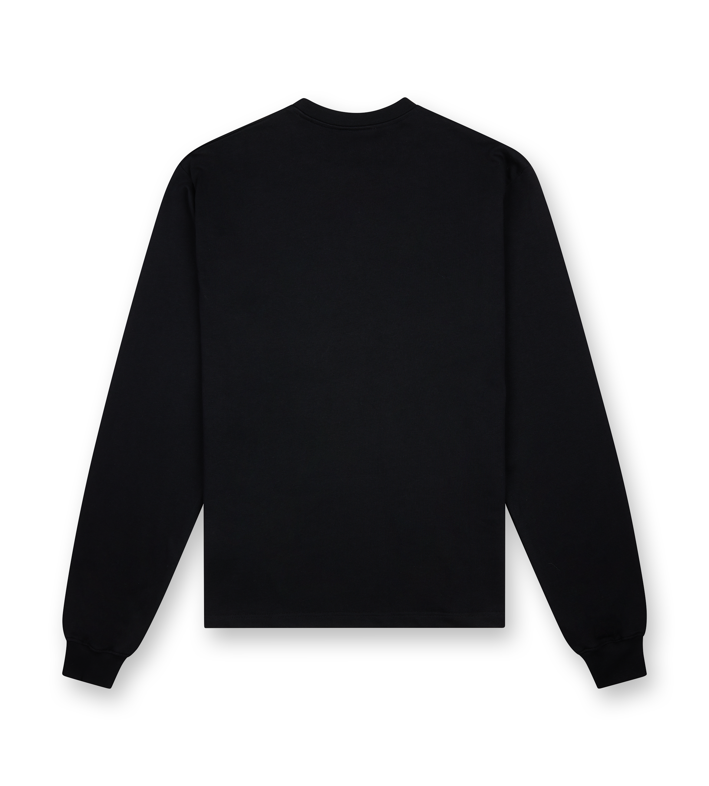 Logo Long Sleeve Pocket T-shirt Black