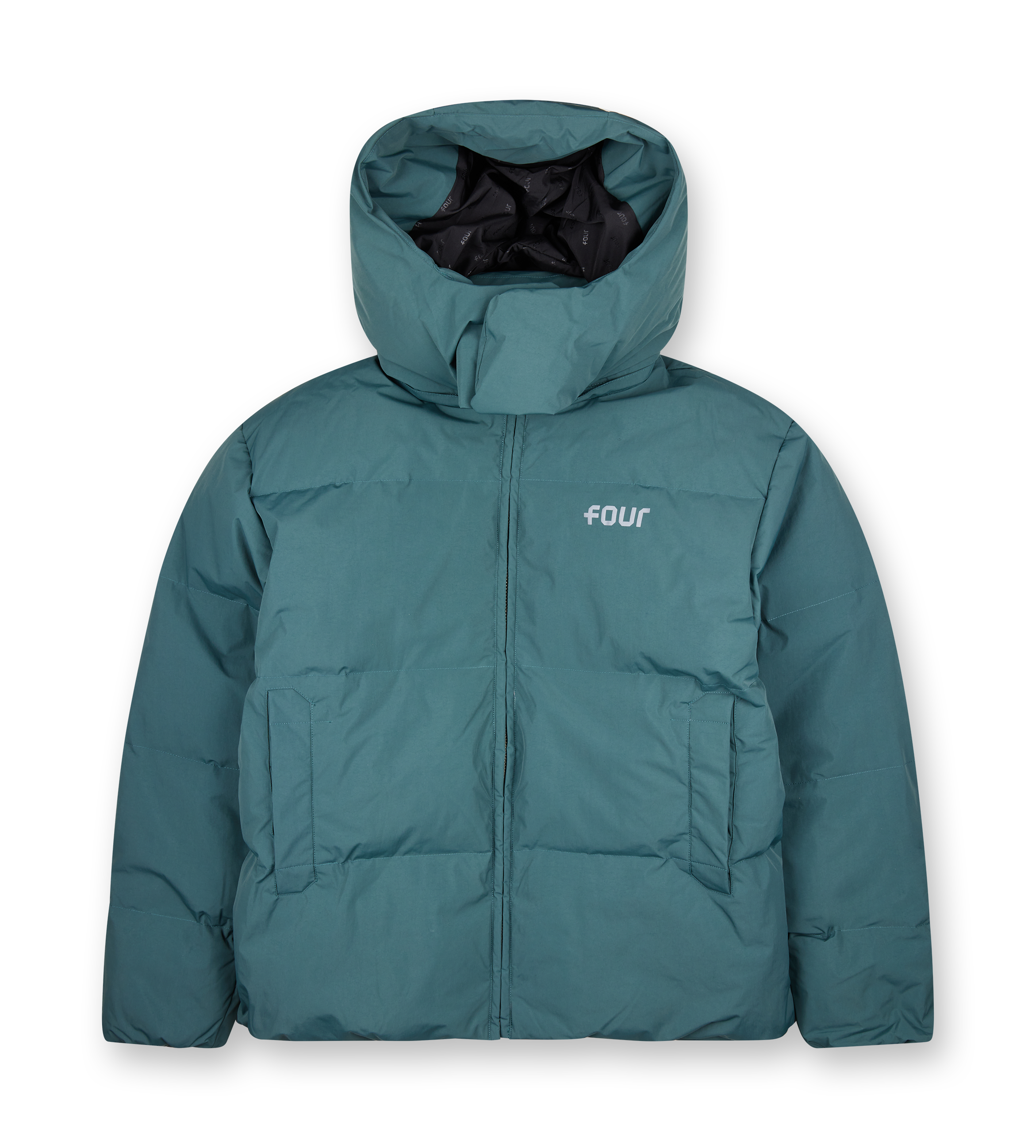 Logo Puffer Jacket Agave Green