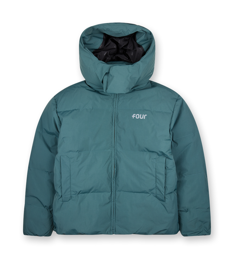 Logo Puffer Jacket Agave Green