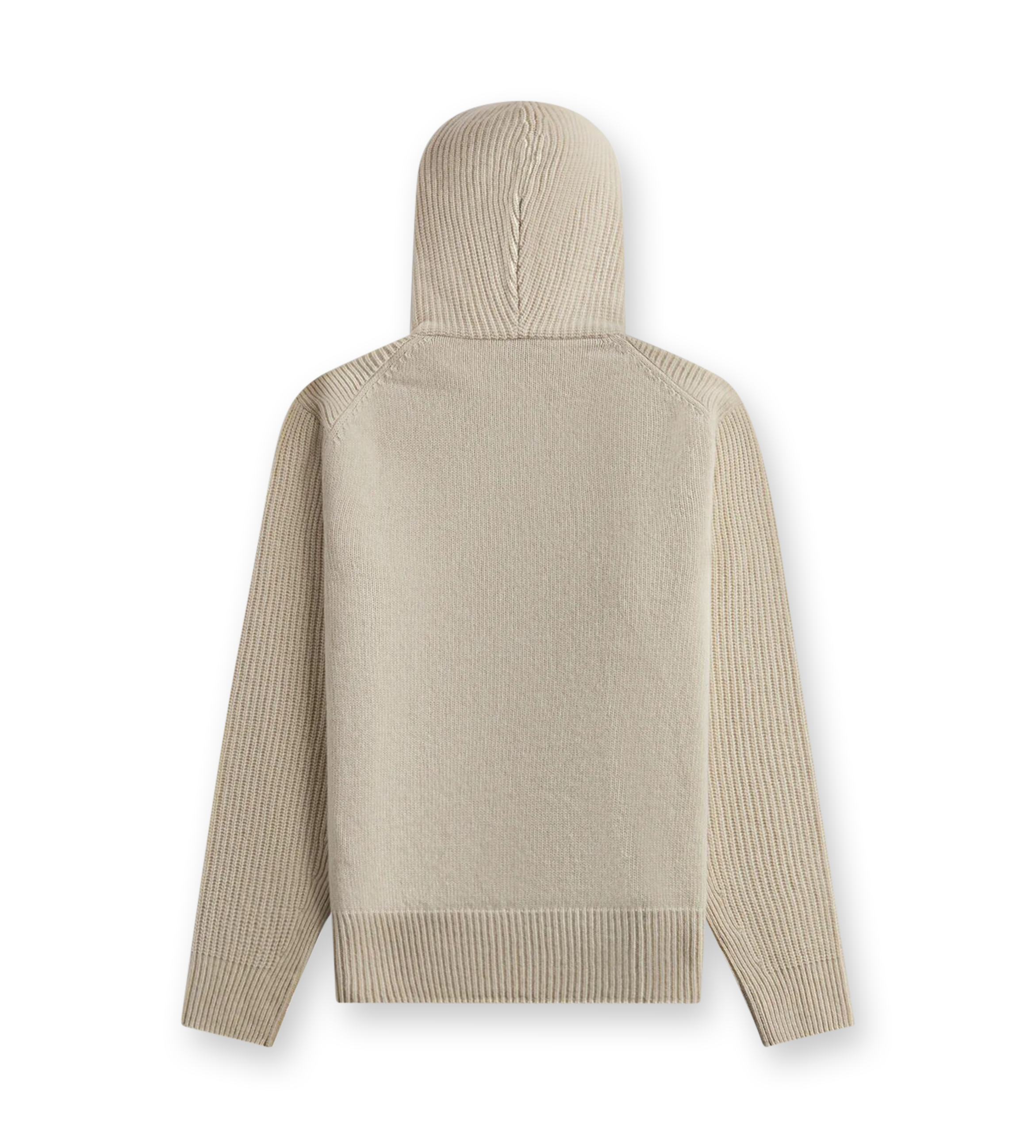 Wool and Cashmere Hoodie Beige