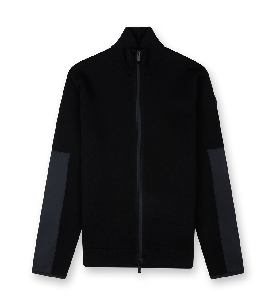 Zip-up Cardigan Black