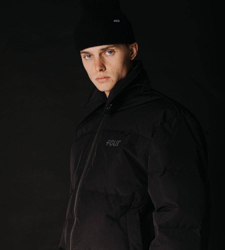 Padded Shirt Puffer Black