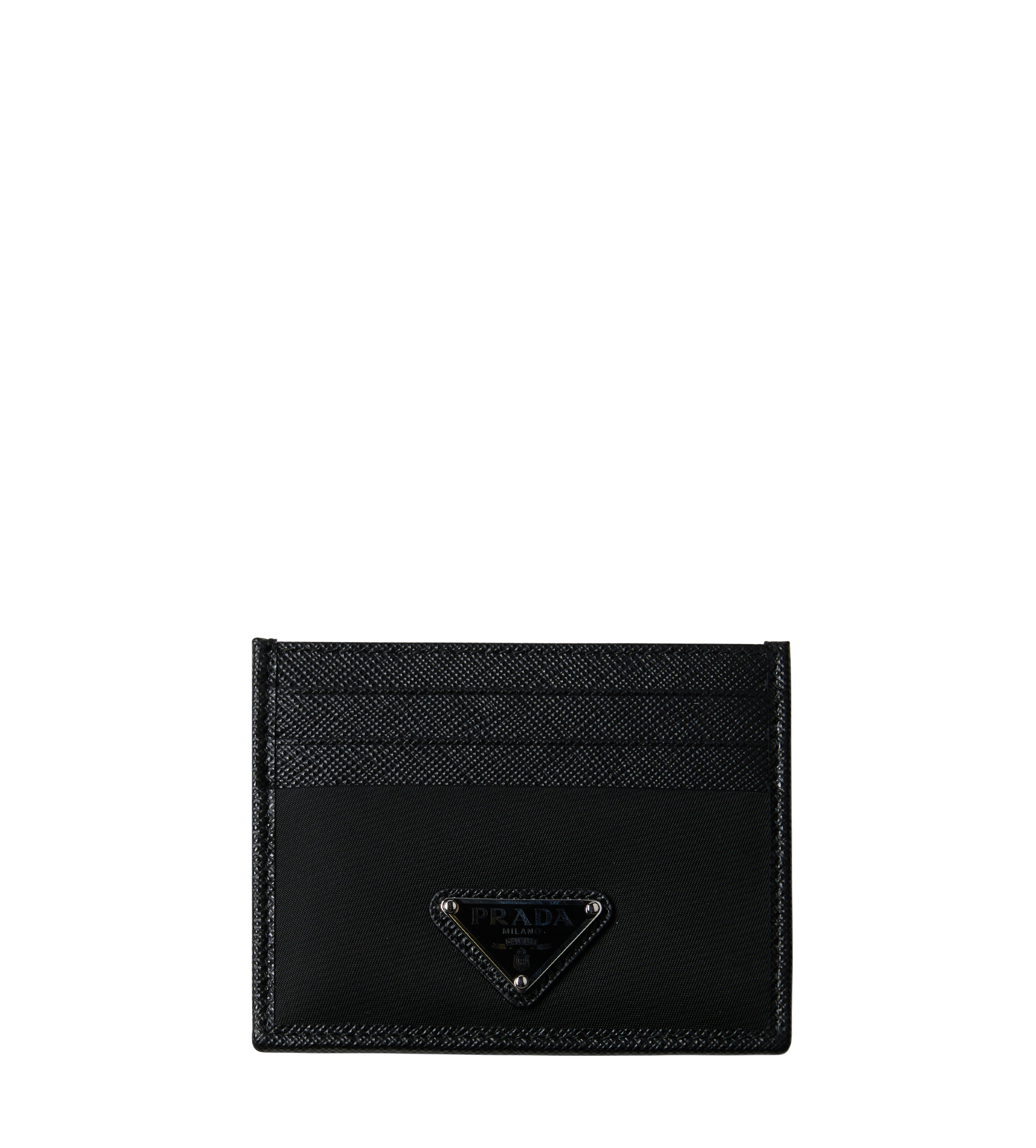 Saffiano Leather Card Holder Black