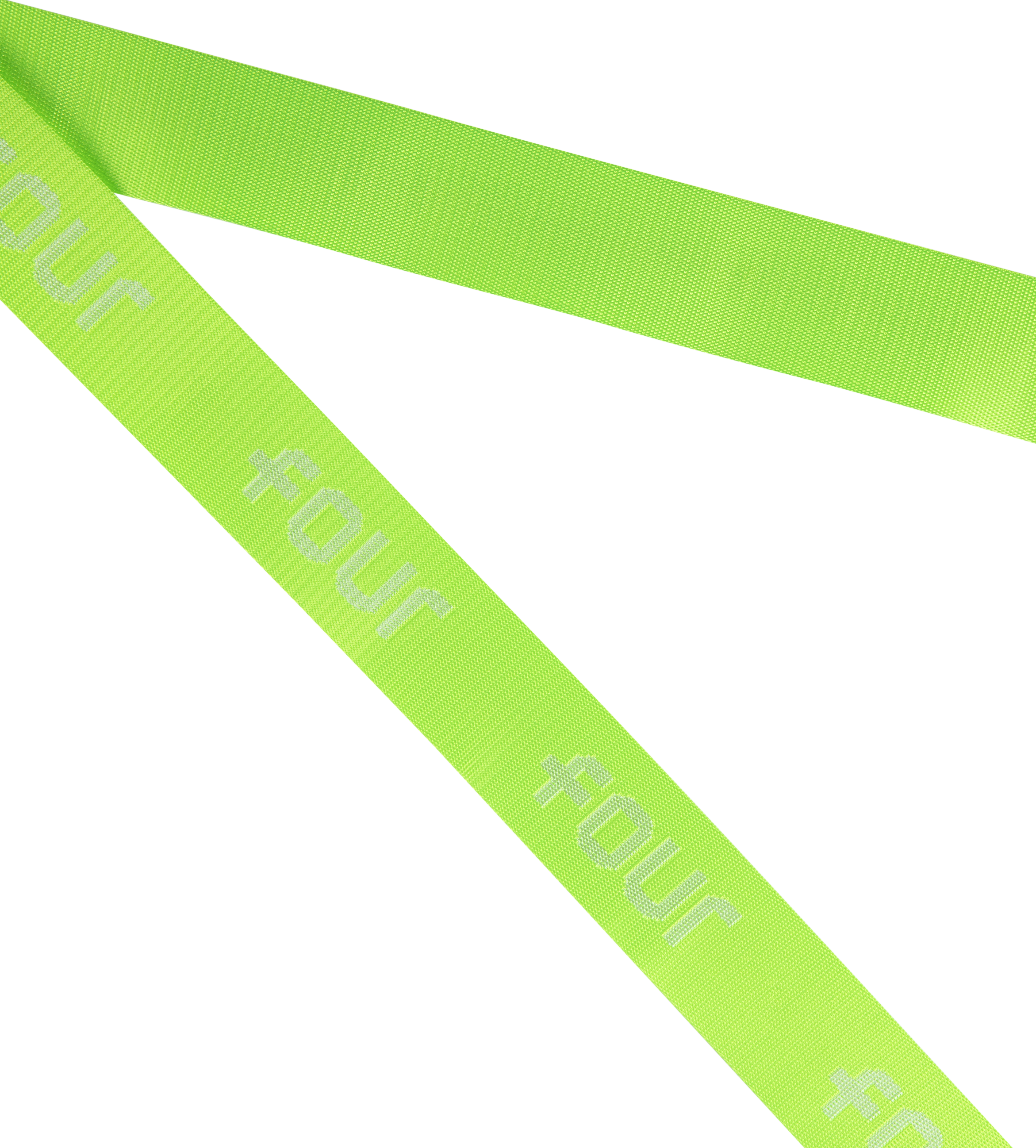 FOUR Logo Strap Neon Lime Green