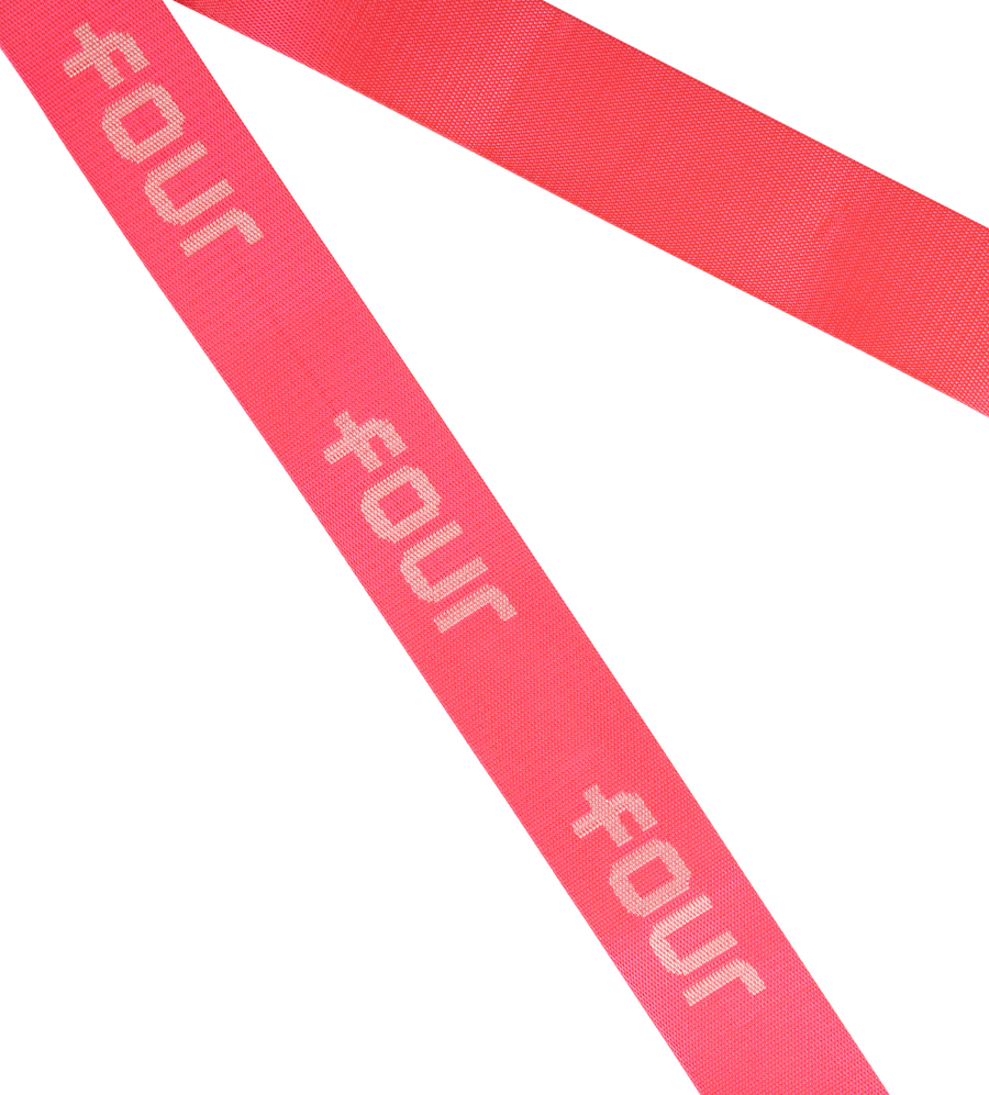 FOUR Logo Strap Neon Pink