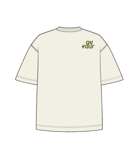 Four x QV Matcha T-shirt Cannoli Cream