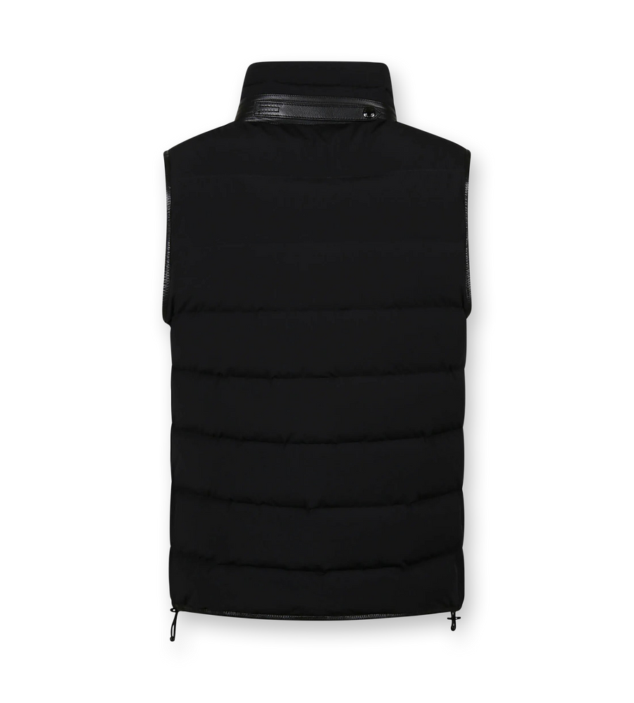 Goose Down Padded Vest Black