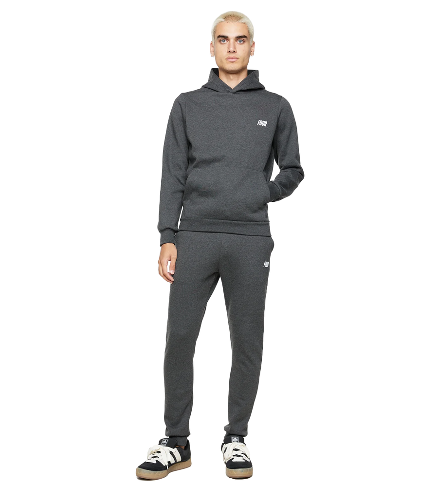 Jersey Joggers - Dark Grey Melange