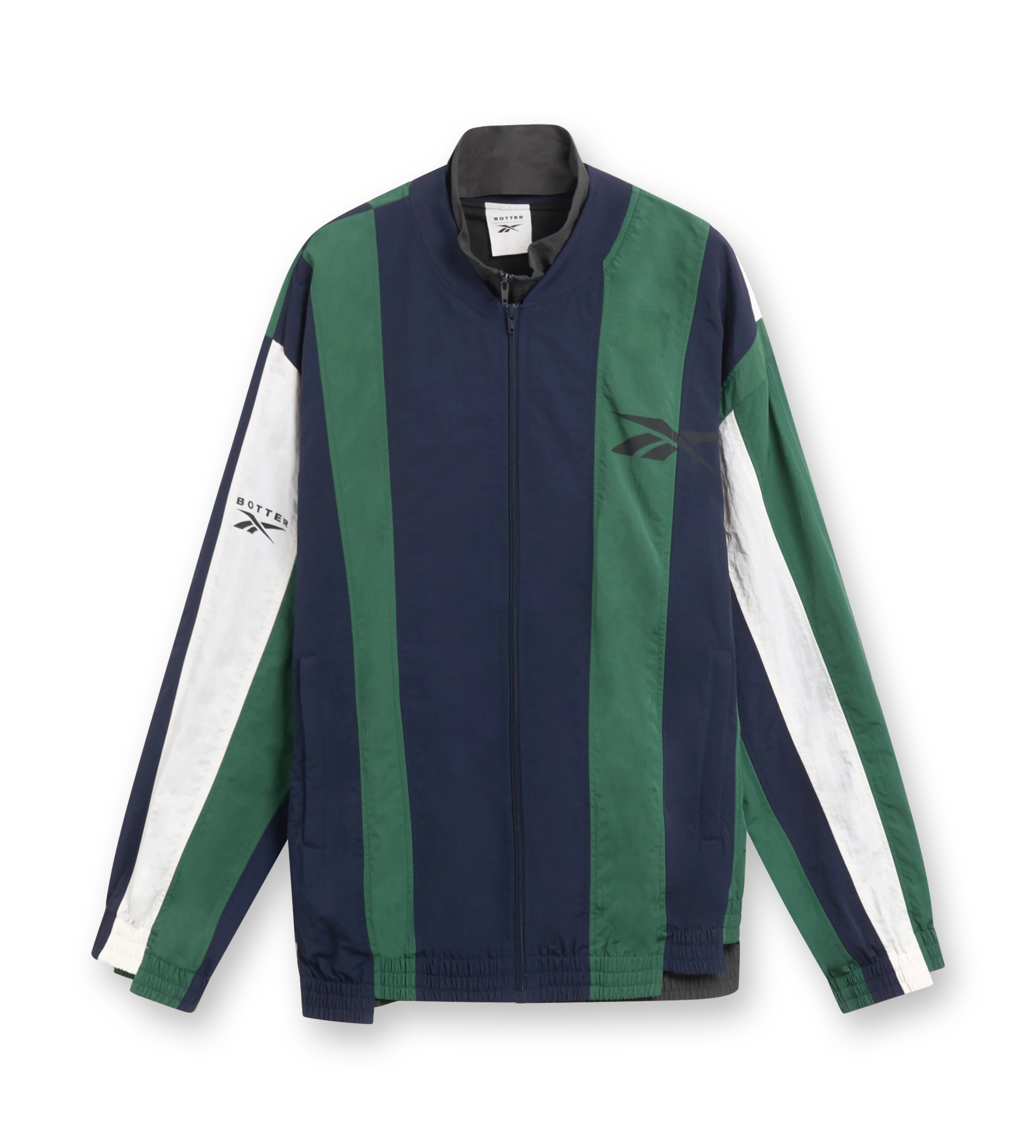 Reebok x Botter Paneled Track Jacket Navy Forest Green