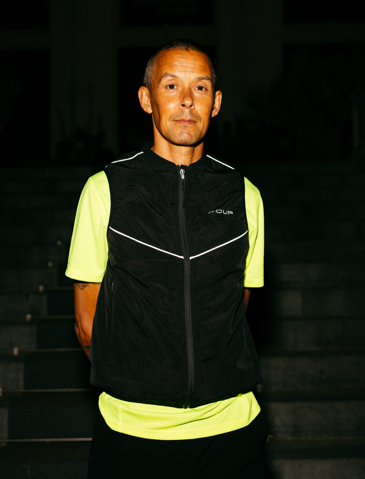 Sportswear Reflective Vest Black