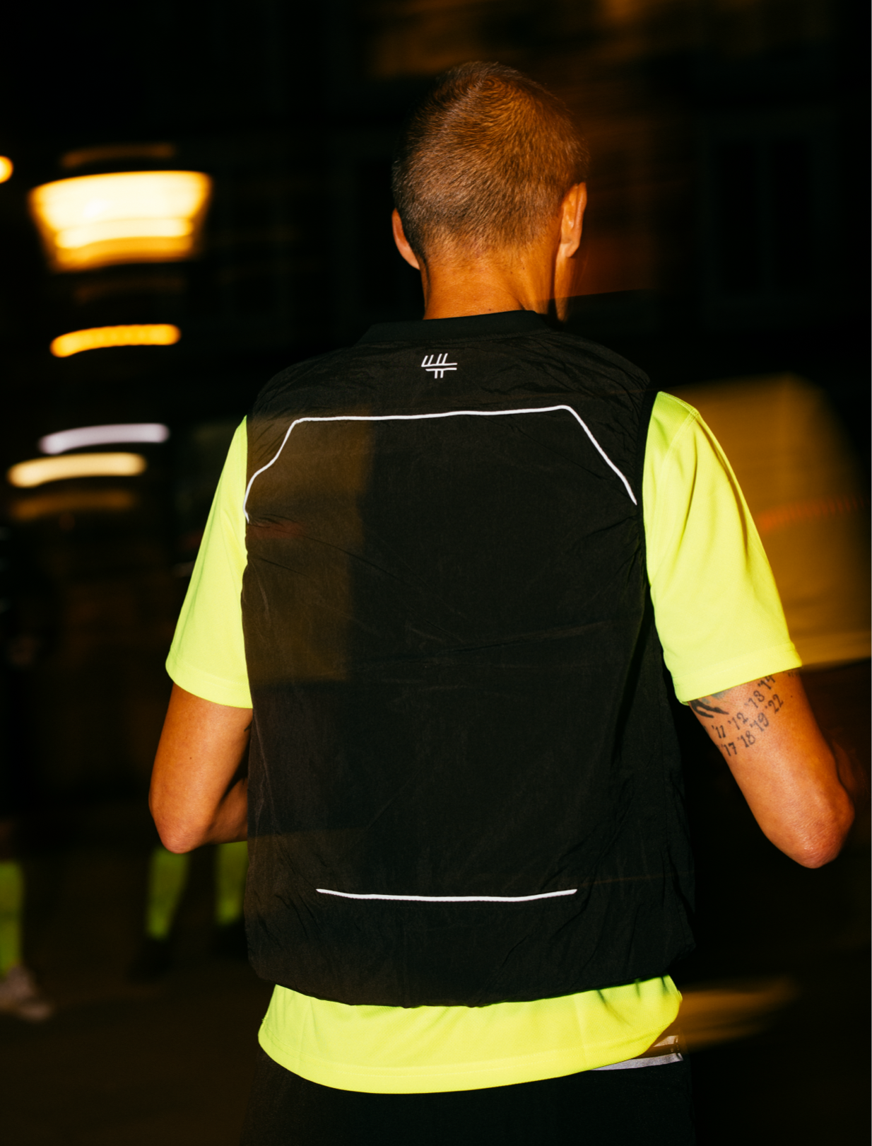 Sportswear Reflective Vest Black