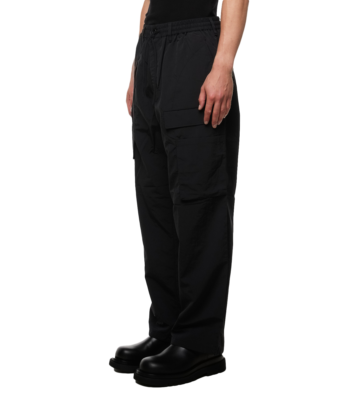 Loose-fit Cotton Pants Black – FOUR Amsterdam